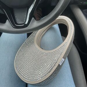 Coperni mini Swipe Rhinestone Bag